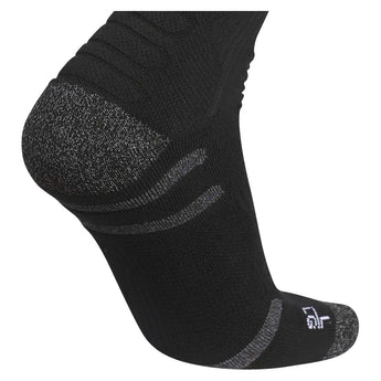 Men's 6 Star Team 3 Quarter Crew Socks Black and White,Socks,Adidas,,,Tennis Express,A51628661-2