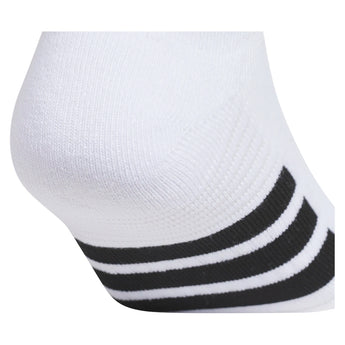 Men's Cushioned 4.0 No Show Socks 3 Pack White and Black,Socks,Adidas,,,Tennis Express,A5163014-3