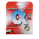 Gut 2000 16G Tennis String Black-Strings-Alpha-AGUT200016BK-SET-Tennis Express