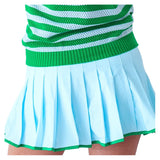 Women's Alicia Tennis Skort Light Blue-Apparel-Bubble-ALIS-LB-1-Tennis Express