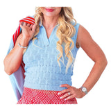 Women's Anna Sleeveless Tennis Sweater Vest Light Blue, Bubble, Light Blue, Tennis Express, ANN-26-LBLUF26-LIGHT-BLUE-1