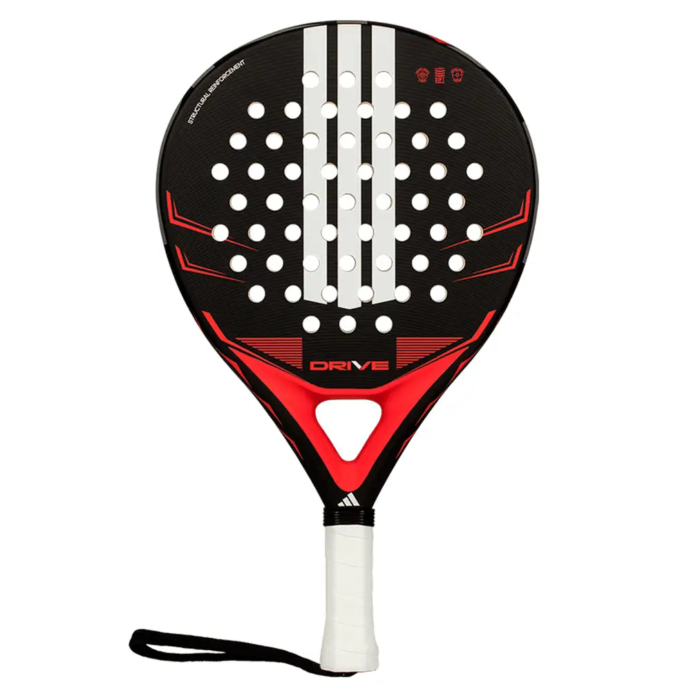 Boss Padel Racket Adidas Drive 2026 Padel Paddle Black and Red | Tennis Express