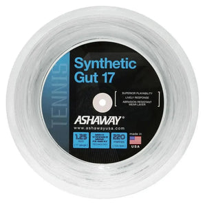 Synthetic Gut 17G 720 Foot Tennis String Reel-Strings-Ashaway-ASYNGUT17R-w-1-Tennis Express