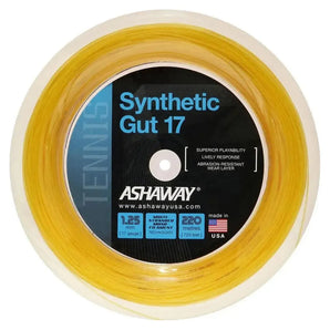 Synthetic Gut 17G 720 Foot Tennis String Reel-Strings-Ashaway-ASYNGUT17R-y-1-Tennis Express