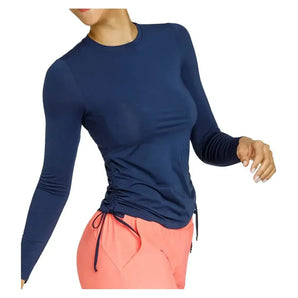 Women's Chandra Long Sleeve Tennis Top Navy Blue-Apparel-Tail-AX2978-5348U25-2-Tennis Express