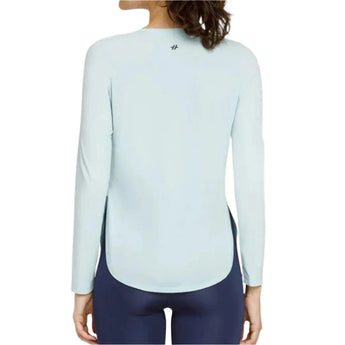 Women's Panem Long Sleeve Tennis Top Blue Glow-Apparel-Tail-AX3033-2827-2-3-[Sku]-Tennis Express