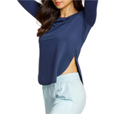 Women's Panem Long Sleeve Tennis Top Navy Blue-Apparel-Tail-AX3033-5347F24-3-3-[Sku]-Tennis Express