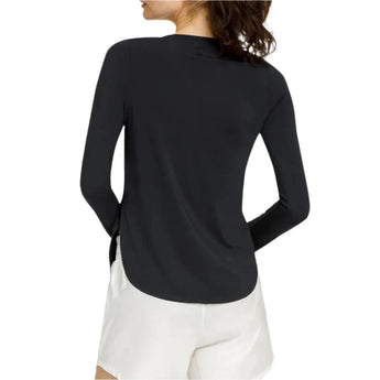 Women's Panem Long Sleeve Tennis Top Onyx-Apparel-Tail-AX3033-9007F24-3-3-[Sku]-Tennis Express