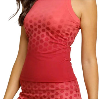 Women's Zoraya Hi-Neck Tennis Tank Hex Ombre-Apparel-Tail-AX3100-U477F24-3-3-[Sku]-Tennis Express