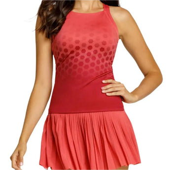 Women's Zoraya Hi-Neck Tennis Tank Hex Ombre-Apparel-Tail-AX3100-U477F24-4-[Sku]-Tennis Express