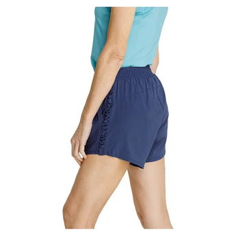 Women's Roe Shorts with Briefs and Ruched Inserts-Apparel-Tail-AX6289-F25-Navy-2-Tennis Express