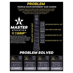 Replacement Grip -1 Black-Accessories-Master Athletics-All-Tennis Express