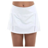 Girls' Mini Inline Tennis Skort-Apparel-Lucky In Love-B112-B-W-Tennis Express