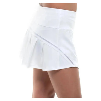 Girls' Mini Inline Tennis Skort-Apparel-Lucky In Love-B112-B-W1-Tennis Express