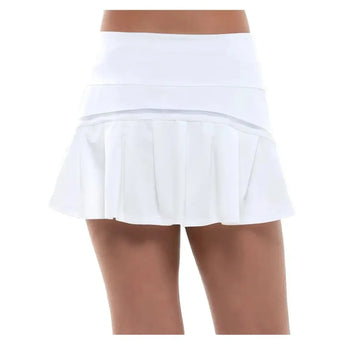 Girls' Mini Inline Tennis Skort-Apparel-Lucky In Love-B112-B-W2-Tennis Express