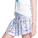 Girls' Diva Smocked Tennis Skort Multicolor-Apparel-Lucky In Love-B118-91B955S25-1-Tennis Express
