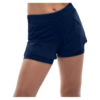 Girls' Match Point Tennis Short-Apparel-Lucky In Love-B119-B-Navy2-Tennis Express