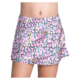 Girls' Bubble Love Tier Tennis Skort Mulberry-Apparel-Lucky In Love-B127-22E955H25-Tennis Express