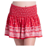 Girls' Americana Smocked Tennis Skort Team Red,Apparel,Lucky In Love,Team Red,2XS,Tennis Express,B134-14J603-3