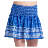 Girls' Americana Smocked Tennis Skort Team Royal,Apparel,Lucky In Love,Team Royal,2XS,Tennis Express,B134-15J421-3