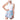 Girls' Linen Nouveau Tennis Skort Periwinkle-Apparel-Lucky In Love-B137-42E432F25-2-Tennis Express