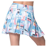 Girls' Linen Nouveau Tennis Skort Periwinkle-Apparel-Lucky In Love-B137-42E432F25-4-Tennis Express