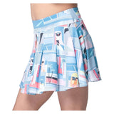 Girls' Linen Nouveau Tennis Skort Periwinkle-Apparel-Lucky In Love-B137-42E432F25-6-Tennis Express