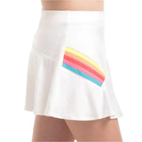 Girl's Prisma Stripe Tennis Skort Rainbow-Apparel-Lucky In Love-B156-926U24-1-Tennis Express