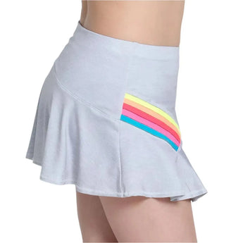 Girls' Tennis Skort-Apparel-Lucky In Love-B156-Z52080-2-Tennis Express