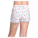 Girls' Retro Sunset Tennis Short White-Apparel-Lucky In Love-B157-32A110S25-2-Tennis Express