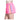 Girls' Prisma Stripe Tennis Short Pink-Apparel-Lucky In Love-B157-648S25-1-Tennis Express