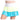 Girls' Doubles Pleated Tennis Skort Parrot and Lemon Frost