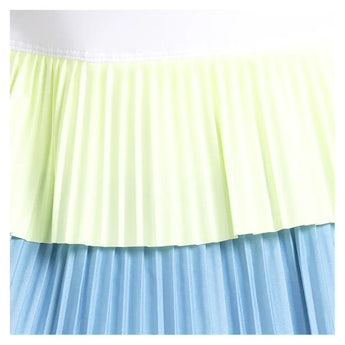 Girls' Doubles Pleated Tennis Skort Parrot and Lemon Frost,Apparel,Lucky In Love,,,Tennis Express,B166-447-7