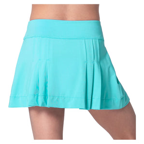 Girls' Elite Pleat Tennis Skort Aquamarine-Apparel-Lucky In Love-, [current_file_name-Tennis Express