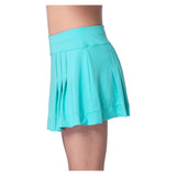 Girls' Elite Pleat Tennis Skort Aquamarine-Apparel-Lucky In Love-, [current_file_name-Tennis Express