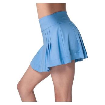 Women's Elite Pleat Tennis Skort Periwinkle-Apparel-Lucky In Love-B171-432F25-21-Tennis Express