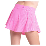 Girls' Lucky Seersucker Tennis Skort-Apparel-Lucky In Love-B175-666-3-Tennis Express