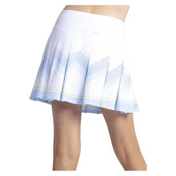 Girls' Lane Skipper Tennis Skort with Back Pocket White,Apparel,Lucky In Love,,,Tennis Express,B176-41G110-4