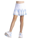 Girls' Lane Skipper Tennis Skort with Back Pocket White,Apparel,Lucky In Love,,,Tennis Express,B176-41G110-6