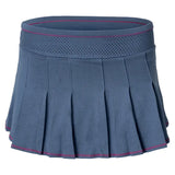 Girls' Chill Day Tennis Skort Steel Blue,Apparel,Lucky In Love,Steel Blue,2XS,Tennis Express,B178-445-1