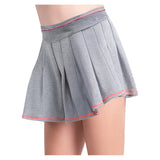 Girls' Chill Day Tennis Skort Heather Grey-Apparel-Lucky In Love-B178-77E080S26-1-Tennis Express