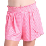Girls' Checkmate Tennis Short-Apparel-Lucky In Love-B179-44G695-Tennis Express