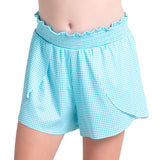 Girls' Checkmate Tennis Short-Apparel-Lucky In Love-B179-45G447-Tennis Express