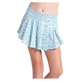 Girls' Printed Tennis Skort,Apparel,Lucky In Love,51G955 Meadow in Blue,2XS,Tennis Express,B183-51G955-2