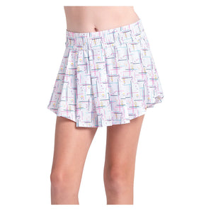 Girls' Printed Tennis Skort,Apparel,Lucky In Love,52G955 Crossfield Dreams,2XS,Tennis Express,B183-52G955