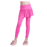 Girls' Emmy Pleated Tennis Legging Taffy,Apparel,Lucky In Love,Taffy,2XS,Tennis Express,B184-695-3