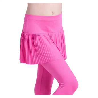 Girls' Emmy Pleated Tennis Legging Taffy,Apparel,Lucky In Love,,,Tennis Express,B184-695-7