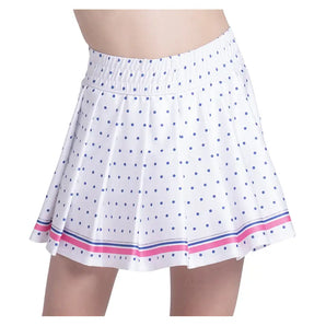 Girls' Bold Statement Pleat Tennis Skort White,Apparel,Lucky In Love,White,2XS,Tennis Express,B186-12J110-3