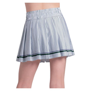 Girls' Prep Edit Pleat Tennis Skort Team Green and White, Lucky In Love, Tennis Express, B186-27J300-1