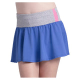Girls' Rib Line Flounce Tennis Skort Parisian Blue,Apparel,Lucky In Love,Parisian Blue,2XS,Tennis Express,B187-434-3